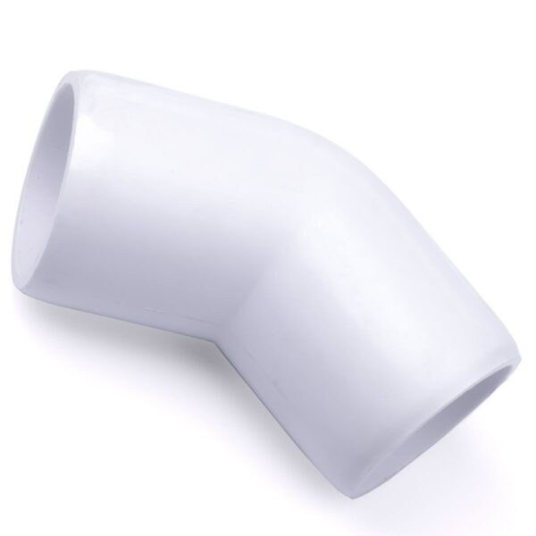 1/2 in. PVC 45-Degree Elbow Fitting - ASTM SCH40 Furniture-Grade